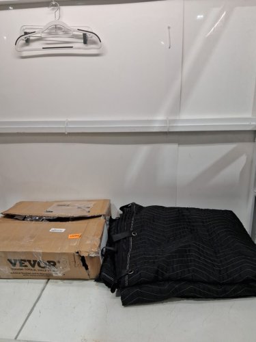 vevor sound dampening & light blocking studio grommeted blanket - 96" x 80" - black (model : yb066) image 2