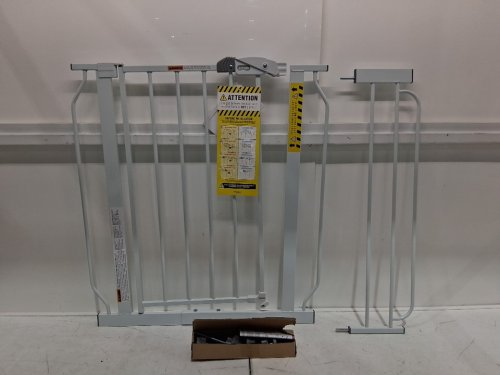 REGALO EASY-STEP METAL WALK-THROUGH SAFETY GATE - 30" X 29'' - 38.5'' - WHITE (MODEL: 1160DS) image 3