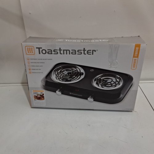 TOASTMASTER ELECTRIC ADJUSTABLE HEAT DOUBLE BURNER - BLACK (MODEL: TM-35DBCN) image 2