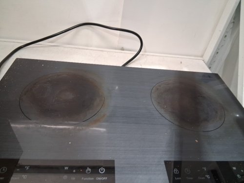 VBGK TOUCH-CONTROL DOUBLE INDUCTION COOKTOP WITH LCD DISPLAY - 4000W/110V - GREY (MODEL: k4002) image 5