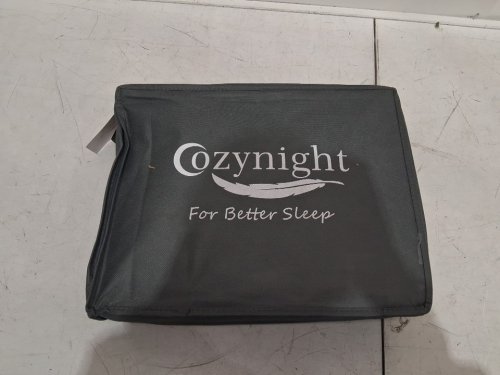 COZYNIGHT alternative down breathable reversible comforter - TWIN XL - 68" X 92" - white image 2