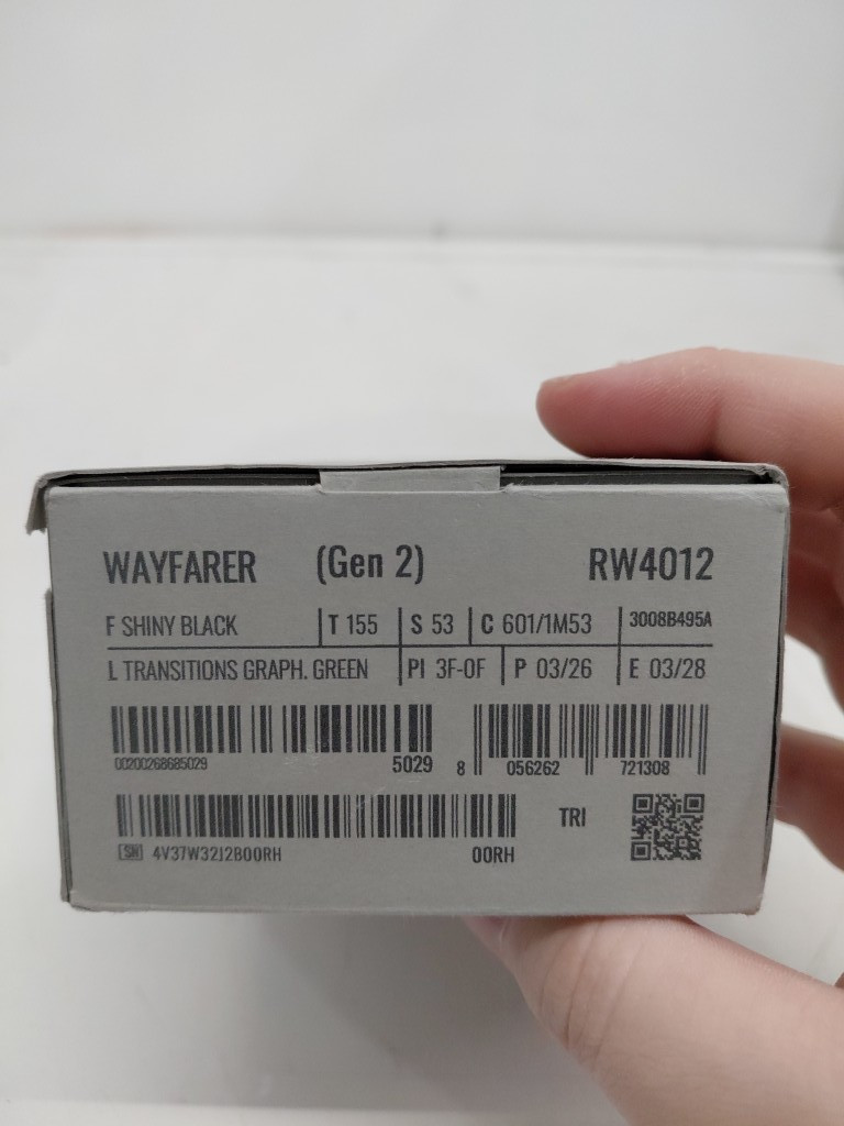 RAY-BAN META WAYFARER gen 2 smart glasses size 53 - gloss black with clear lenses (model: rw4012) image 9
