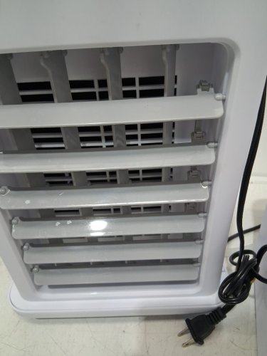 zorblent portable 4-in-1 Air Conditioner with 3 icepacks - 12l tank, 3 speeds, 70w - white (model: GDS-620) image 5