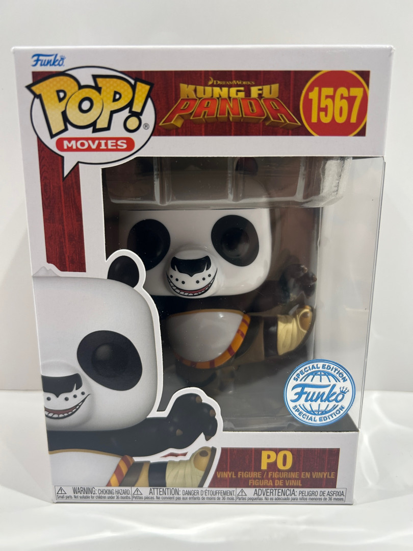 Funko pop! **funko special edition** Movies: dreamworks fung fu panda - po vinyl figure (#1567) image 2