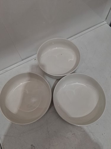 3pc trudeau porcelain serving bowls - 9.4" - white (model: 1901720) image 3