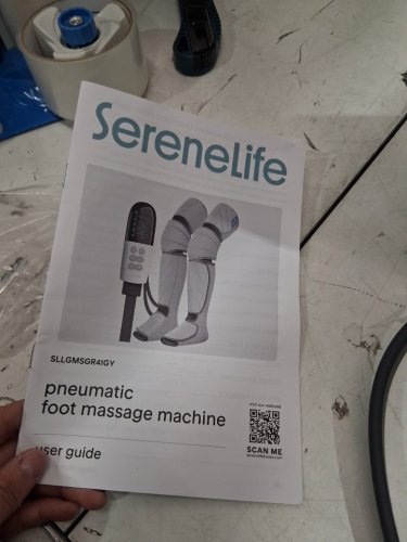 SereneLife Portable Air Compression Leg Massager with Heat & Compression - 6 Modes /3 Vibrations /3 Intensities - grey (model: CA-SLLGMSGR41GY) image 6