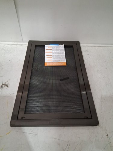 petsafe screen door for pets - 19" x 12" - large - brown (model: ZPA11-16492) image 2