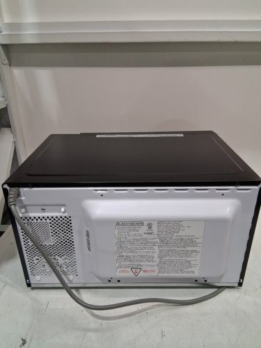 black+decker microwave oven - 1.1cu.ft - 900w - blacl (model: em9p04p11) image 8