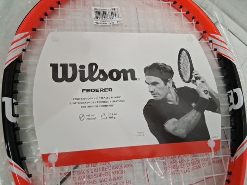 WILSON FEDERER ADULT TENNIS RACKET - SIZE 3 - 4-3/8 GRIP SIZE (MODEL: WRT30400U3) image 4