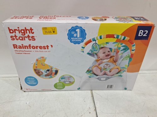 BRIGHT STARTS RAINFOREST VIBES VIBRATING BOUNCER image 2