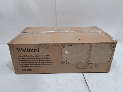 waitbird multi-purpose steam cleaner for home use - 110-120v - 1500w - 38oz tank - black/yellow (model: cb-03a) image 2