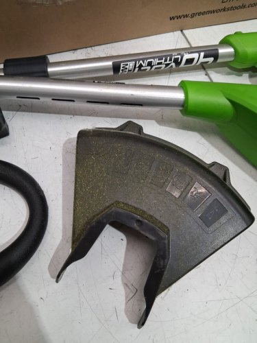 GREENWORKS CORDLESS STRING TRIMMER **TOOL ONLY** - 12" PATH 40V - GREEN/BLACK (MODEL: STF309/STF311) image 5