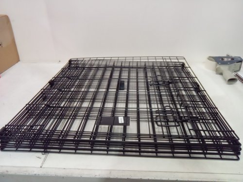 MIDWEST HOMES FOR PETS 8-PANEL E-COAT EXERCISE PEN WITH DOUBLE LATCH DOOR - 24" x "24 PER PANEL - BLACK (MODEL: 550-24DR) image 3