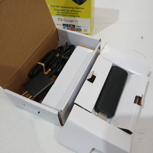 ONN. GOOGLE TV 2K FULL HD STREAMING DEVICE WITH VOICE CONTROL - BLACK (MODEL: 100133520) image 3