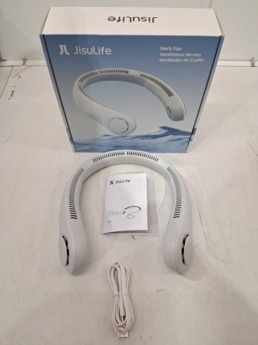 Jisulife LIFE4 5-Speed portable neck fan - OSFM - White (model: fa14-s) image 2
