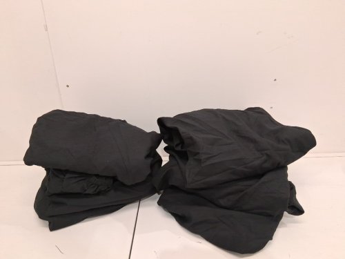 6PK SOFA SEAT CUSHION SLIPCOVER - 30" X 30" APPROX - BLACK image 2
