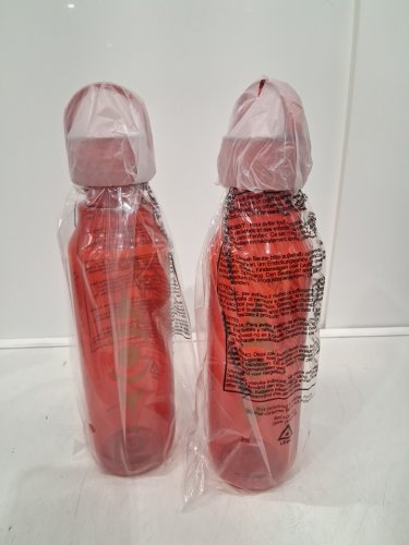 2 REEVES SPORTS BOTTLE with custom SQUAMISH NATION logo - 22oz each - RED image 4