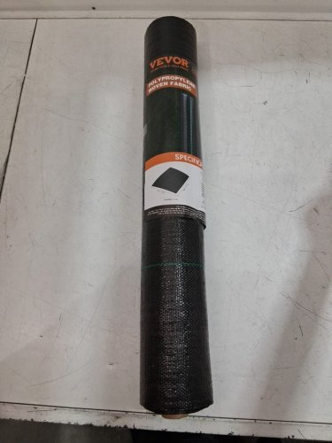VEVOR PREMIUM WEED BARRIER, HEAVY DUTY FABRIC PLANT BARRIER - 4FT x 50FT - BLACK - (model: 4*50FT90)) image 4