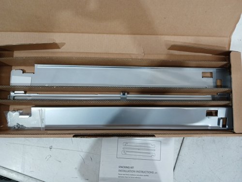 LG Electronics Laundry Front Load Stacking Kit - 27'' - chrome (Model: KSTK4) image 4