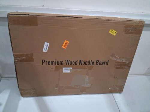 premium wooden noodle board stovetop cover - 23" x 30" - black image 4