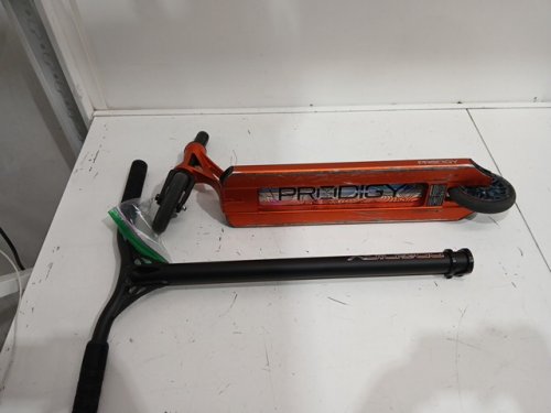 Envy Scooters Prodigy X Pro Scooter - 34" x 27" x 5" - Orange/black image 3