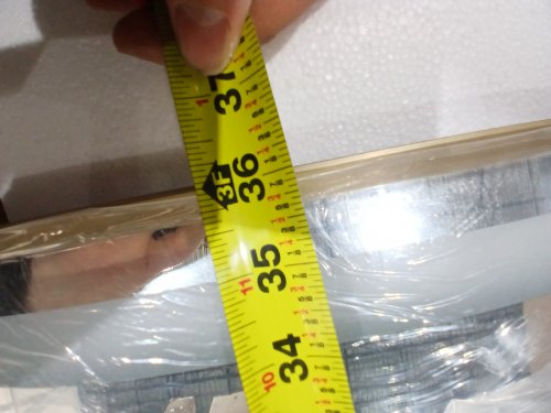 LED defogger mirror - 28" x 36" - Gold (Model: YJ3545) image 8