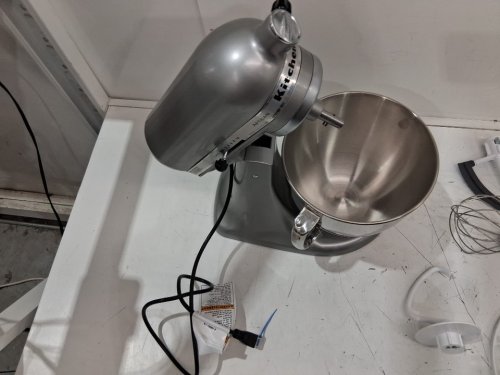 KitchenAid Artisan Bundle 10 SPEED Stand Mixer WITH ATTCHMENTS - 5QT - SILVER (MODEL: KSM150FECU) image 7
