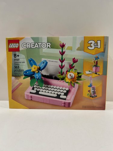 363pc Lego - creator - typewriter and flowers **3 in 1** (31169) image 4