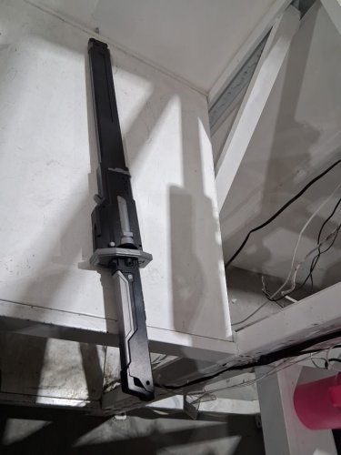 Domqga Rechargeable Light Up Sword Set with Spray Function -28" - Dark Gray (MODEL: 6MCGTRMK50KI) image 2