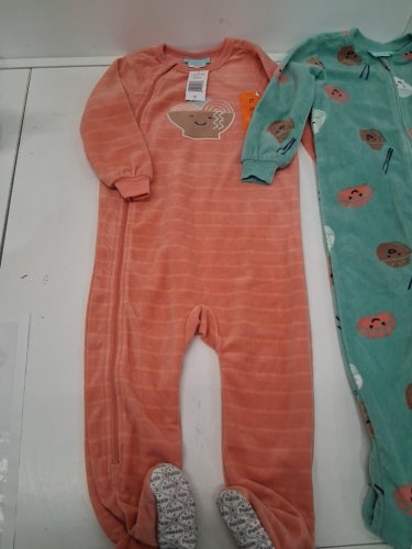2PC INFANT  Fleece FOOTED Sleeper - 2T-ASSORTED PATTERNS image 2