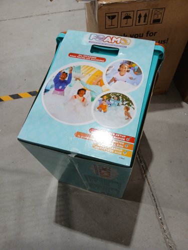 little tikes foamo foam machine with 10 min set up and easy to clean - blue/orange (model:658679c) image 4