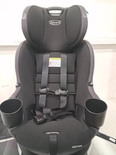 GRACO EASYTURN 360 2-IN-1 CONVERTIBLE CAR SEAT - CYRAN BLACK/GREY (MODEL: 2227897) image 5