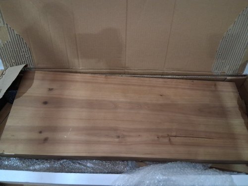 HOKYHOKY WOOD FARMHOUSE STYLE ENTRYWAY BENCH - 31.5" - 330LBS CAPACITY - BROWN (MODEL:FU0008NR) image 7