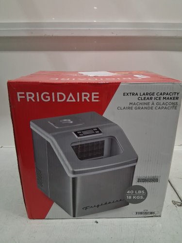 FRIGIDAIRE XL DIGITAL ICE MAKER - MAKES 40LBS/DAY - STAINLESS STEEL (MODEL: EFIC452-SS-CU) image 2