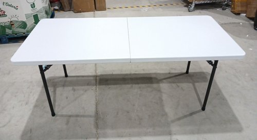 Star Elite Commercial Grade Folding Table with Handle - 6ft - white image 3