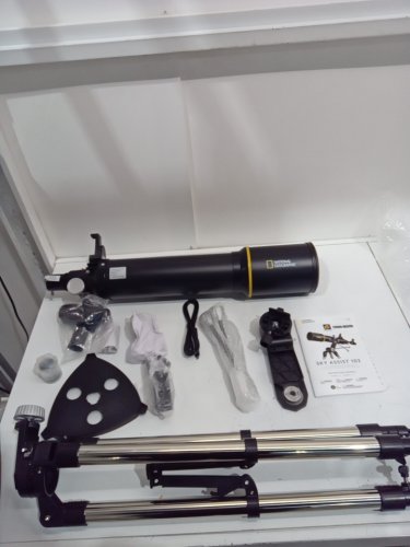 national geographic sky assist 102 beginner telescope - up to 198x - 102mm - black (model: 1730696) image 3