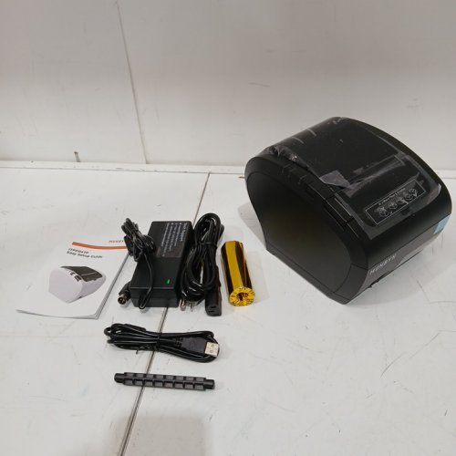 Munbyn Thermal Receipt Printer for 80mm Paper with Ethernet Port - Black (Model: ITPP047P) image 3