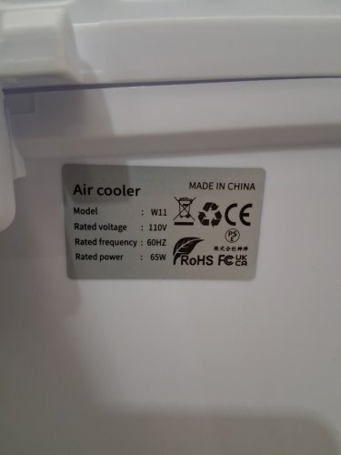 PORTABLE EVAPORATIVE AIR CONDITIONER WITH REMOTE - 10L (MODEL: W11) image 6