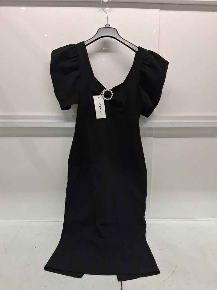 LIKELY Womens Women's Bronte Dress - size 8 - black (Style: YD18621001LYB) image 2