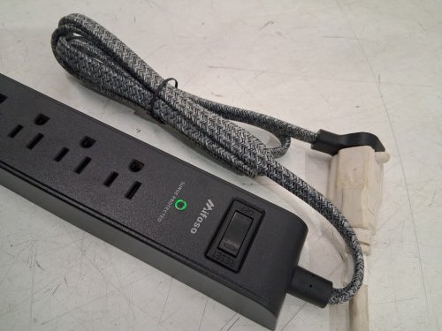 Mifaso Surge Protector Power Bars with 6 Outlets, 2 USB-A, and 2 USB-C Ports - 5FT Braided Cable - Black (Model: MFS311B2) image 4
