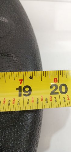 Fillable Round Patio Umbrella Base - 20" - 50lbs cap - Black image 4