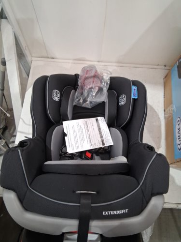 GRACO EXTEND2FIT CONVERTIBLE CAR SEAT - TITUS GREY/BLACK (MODEL: 2149057) image 3