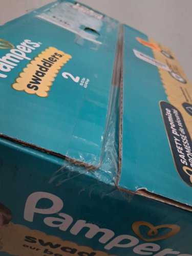 84PK PAMPERS SWADDLERS DISPOSABLE DIAPERS - size 2(10-22lb) image 3