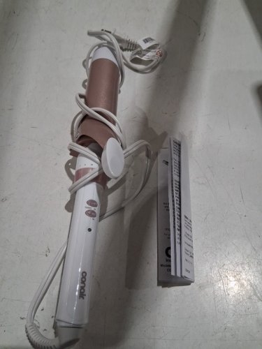 Conair Double Ceramic 1-1/2" Curling Iron Creates Soft Waves and Curls - white/pink (MODEL: CD703lc) image 3