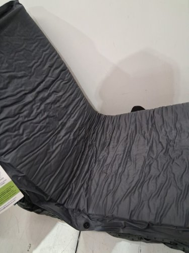 HIKENTURE SELF INFLATING ALL SEASONED SLEEPING PAD CAMPING MATTRESS WITH CARRY BAG - R-VALUE 10.9 - exceptional cold resistance -  75" X 27" X 3.9'' - GREY - (MODEL: 1190-C) image 4