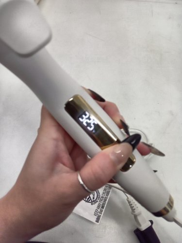 KRISTIN ESS SOFT BLEND CURLING IRON - 2" - WHITE/GOLD - (MODEL:KES0193) image 7