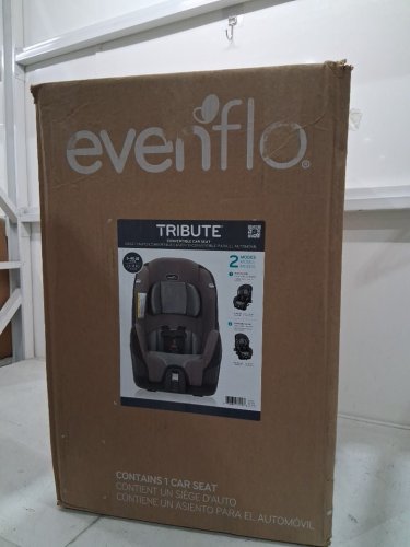 EVENFLO TRIBUTE LX CONVERTIBLE CAR SEAT - 40LBS CAP - SATURN GREY (MODEL: 38111190C) image 2