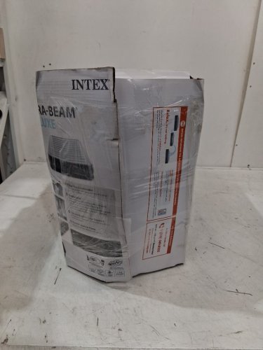 INTEX DURA-BEAM DELUXE SERIES SELF-INFLATABLE MATTRESS WITH INTERNAL PUMP - 13" FULL (54"X75") - GREY (MODEL: 67767ED AP619D) image 2