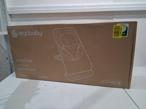ERGOBABY EVOLVE 3 IN 1 ADJUSTABLE BOUNCER FOR NEWBORNS TO TODDLERS UP TO 20LBS - CREAM (MODEL: EVLBNCCRMMSHNA) image 4