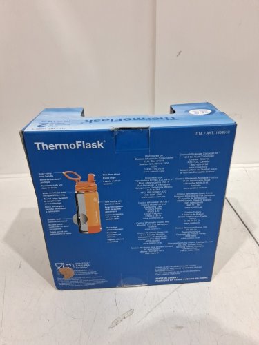 2PK THERMOFLASK DOUBLE VACUUM INSULATED STAINLESS STEEL WATER BOTTLES WITH LEAK PROOF LID - 16oz - Red/Blue (model: 1459513) image 3